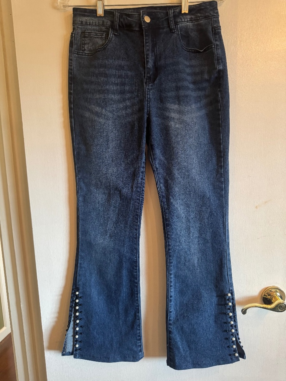 Ladies Jeans with Pearl details